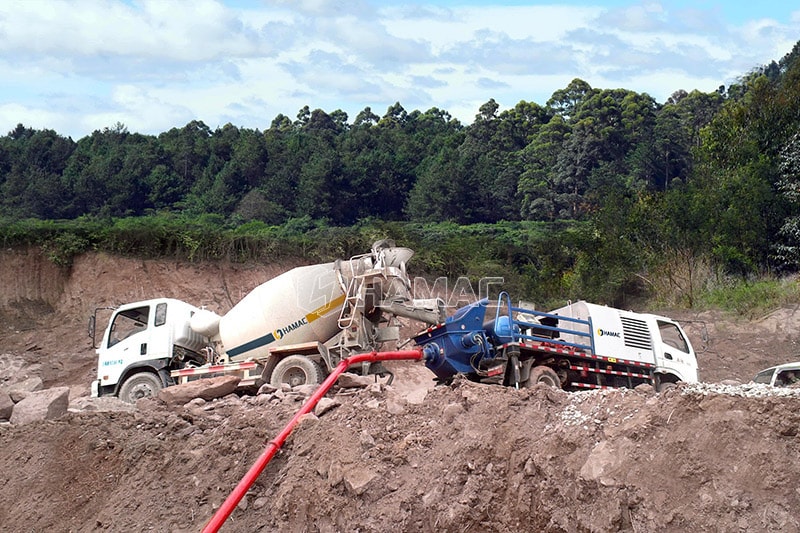 Fitur Pompa Beton Truk HAMAC